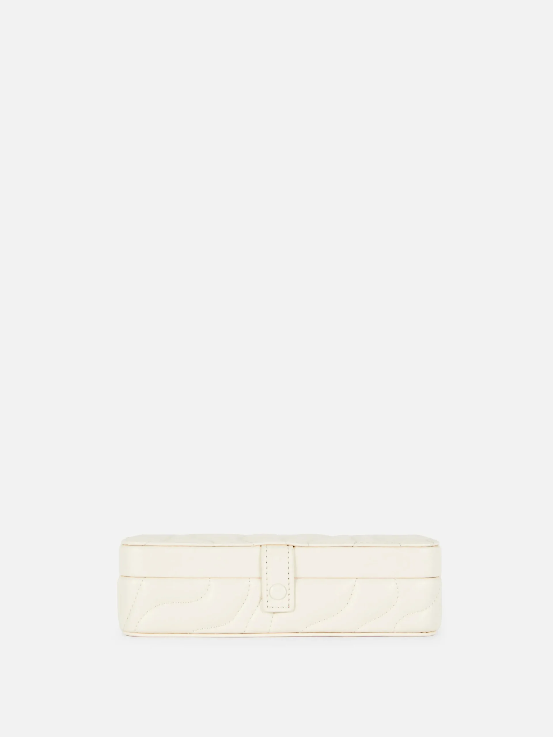 Boîtes Et Paniers|Primark Boîte à Bijoux Matelassée Ondulée Écru