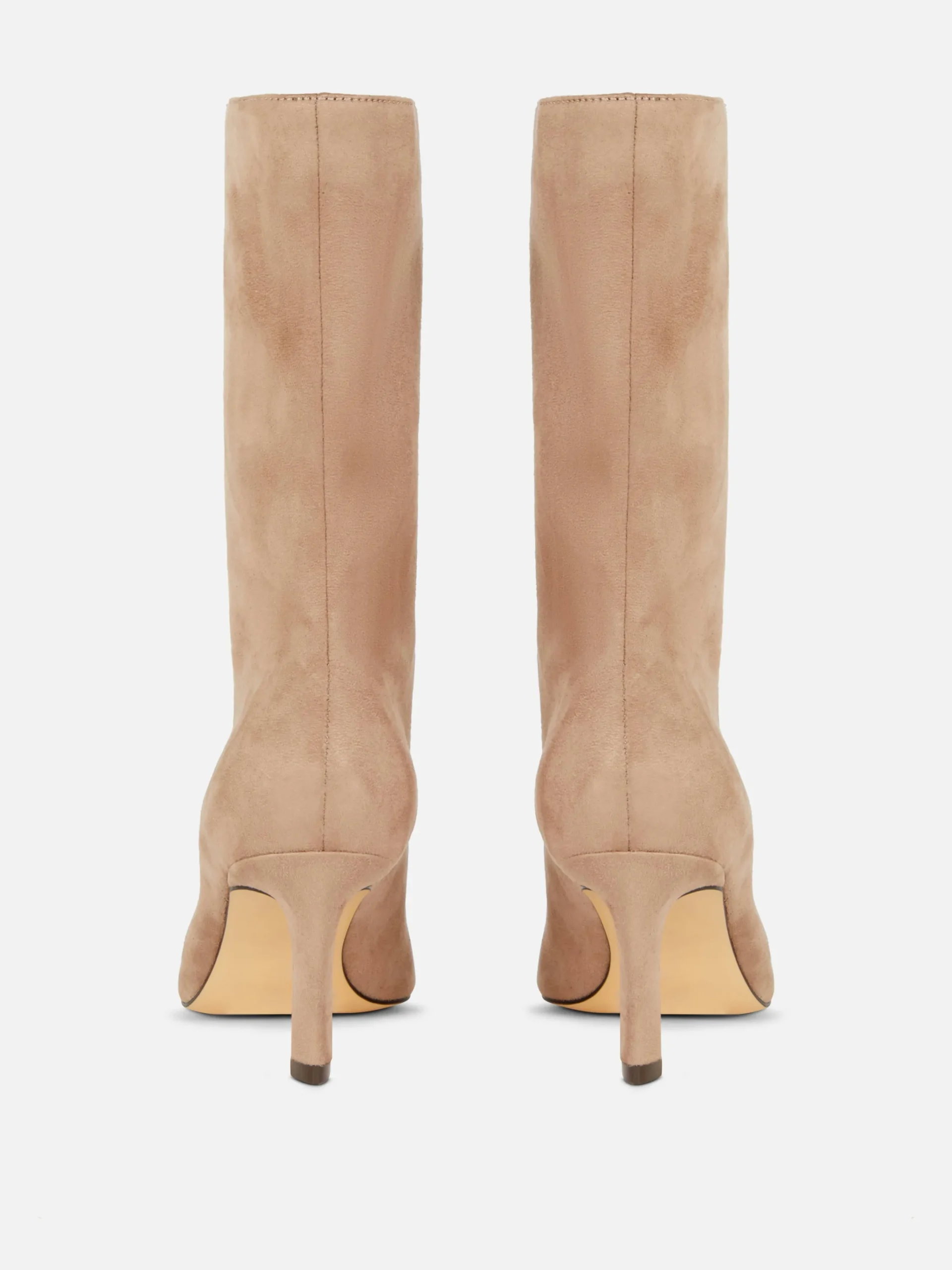 Bottes|Primark Bottes à Talons Aiguilles En Suédine Taupe