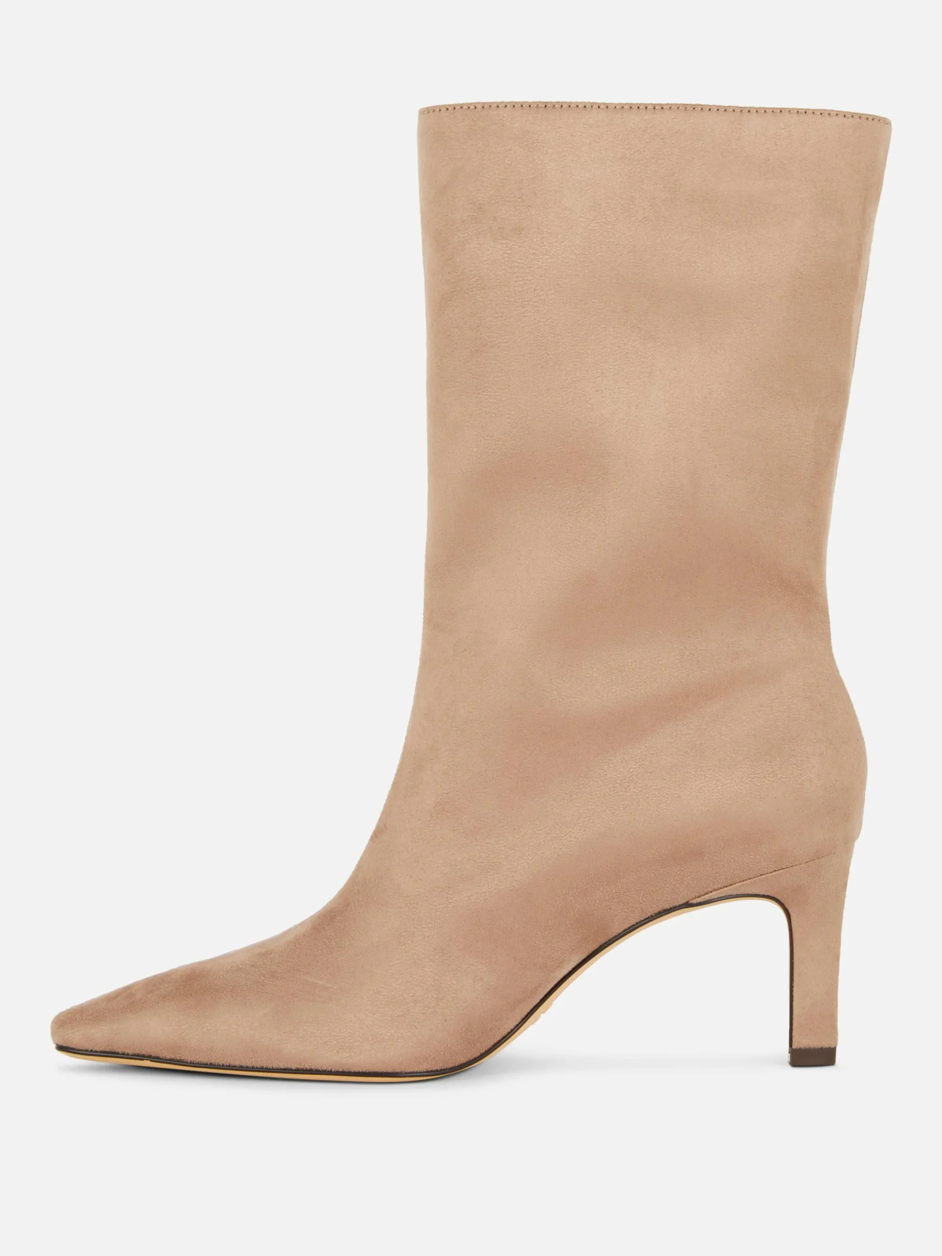 Bottes|Primark Bottes à Talons Aiguilles En Suédine Taupe