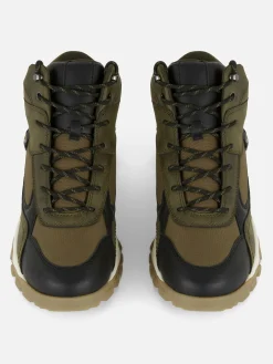 Bottes|Primark Bottes De Randonnée à Lacets Kaki