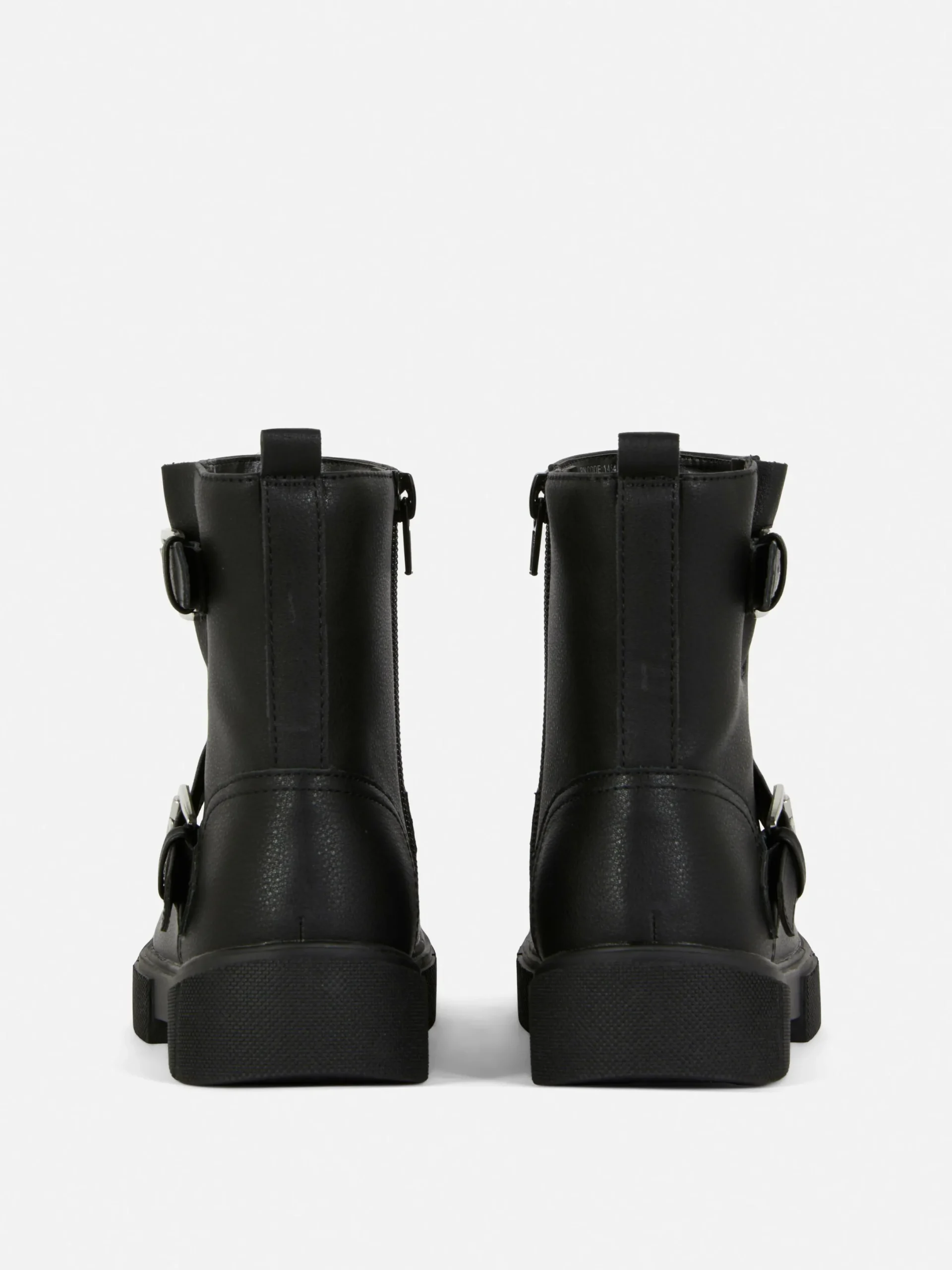 Bottes Et Bottes En Caoutchouc|Primark Bottines Avec Bride à Boucle Noir