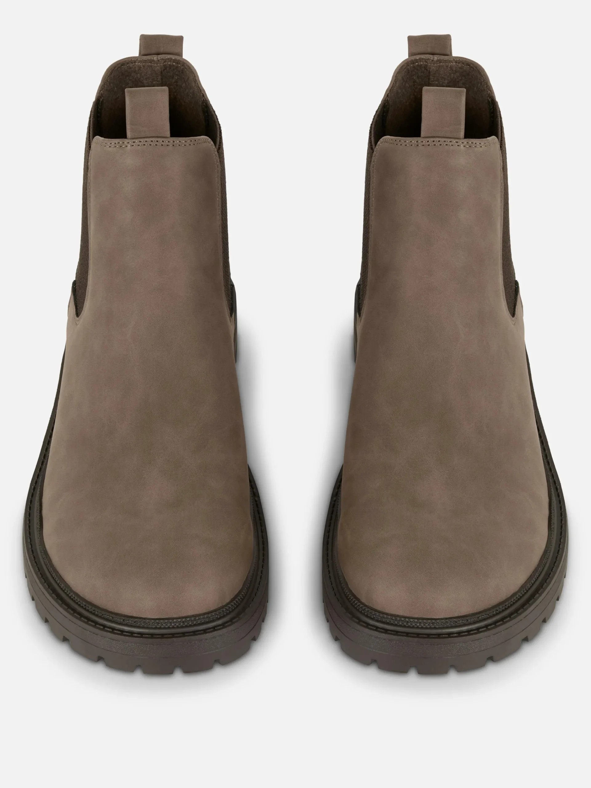 Bottes|Primark Bottines Chelsea à Semelle épaisse Marron