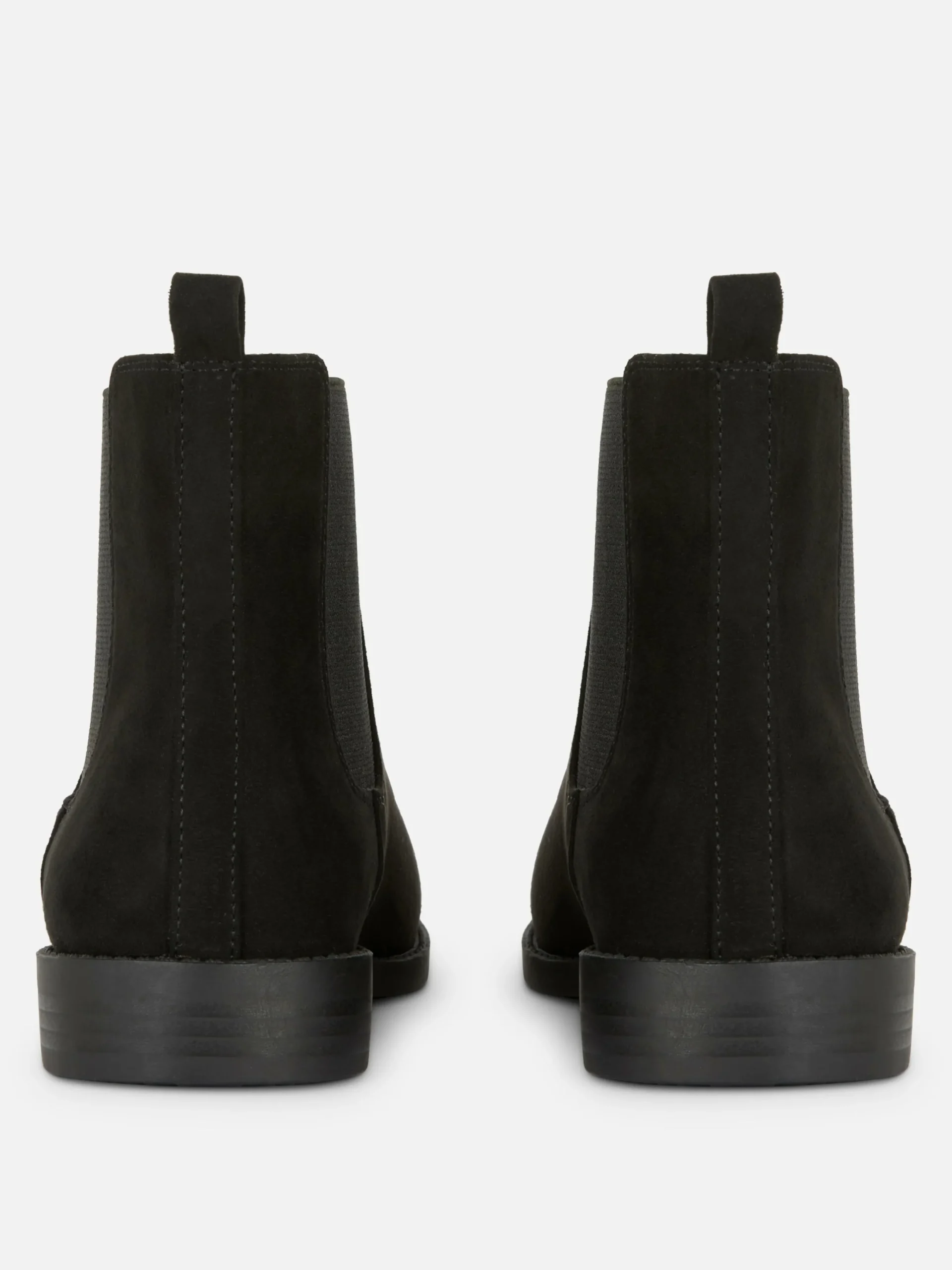 Bottes|Primark Bottines Chelsea En Suédine Noir