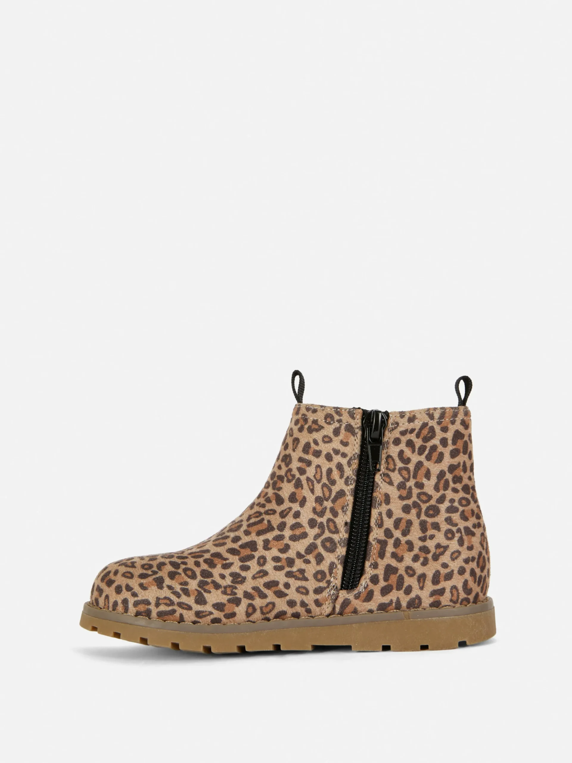 Bottes Et Bottes En Caoutchouc|Primark Bottines Zippées à Motif Léopard Fauve