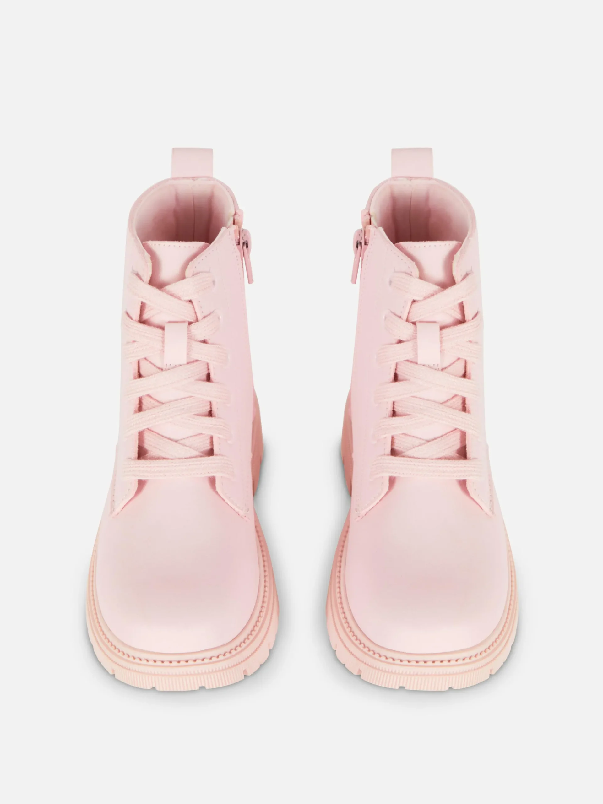 Bottes Et Bottes En Caoutchouc|Primark Bottines Zippées à Semelle épaisse Rose