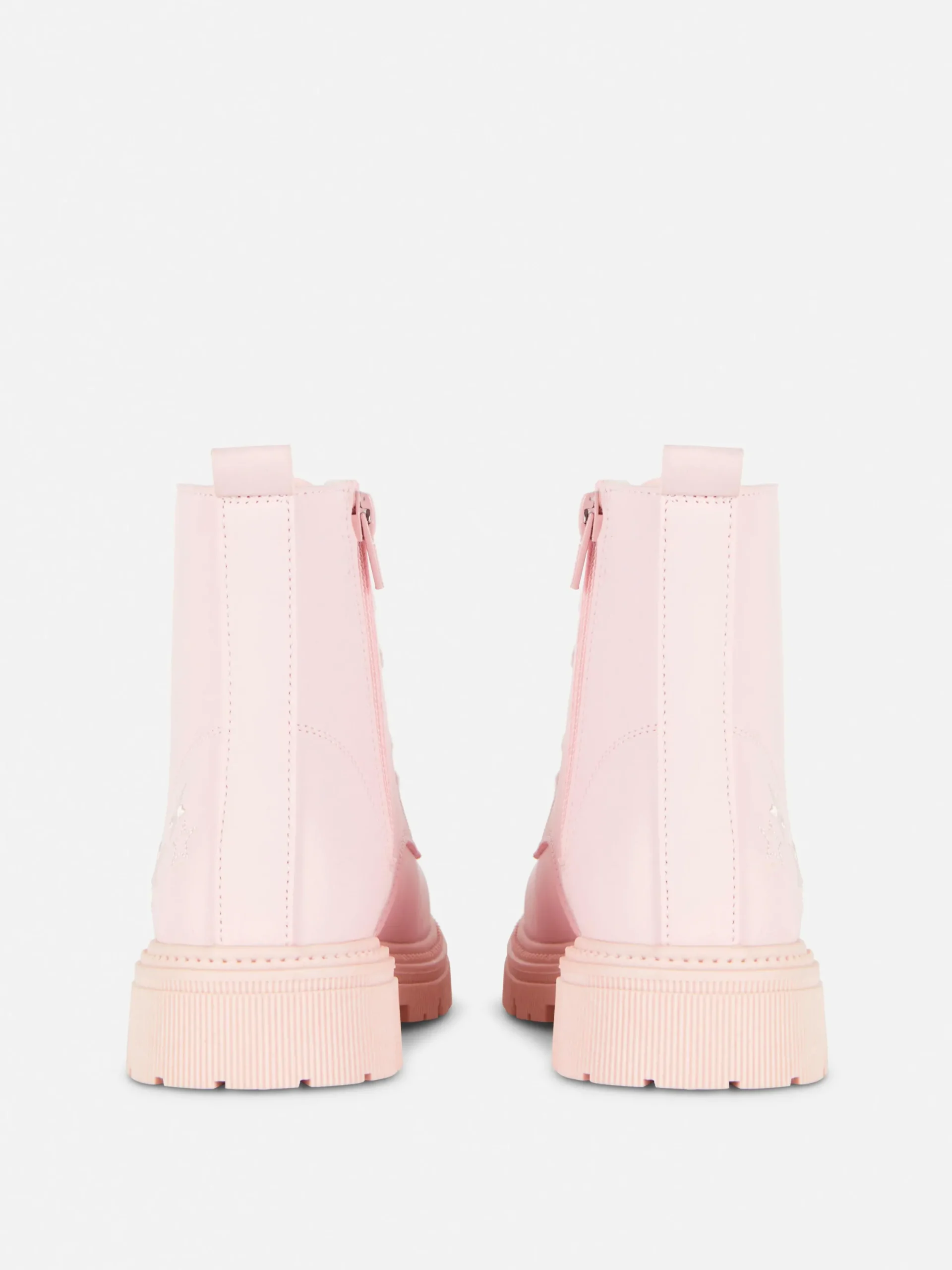Bottes Et Bottes En Caoutchouc|Primark Bottines Zippées à Semelle épaisse Rose