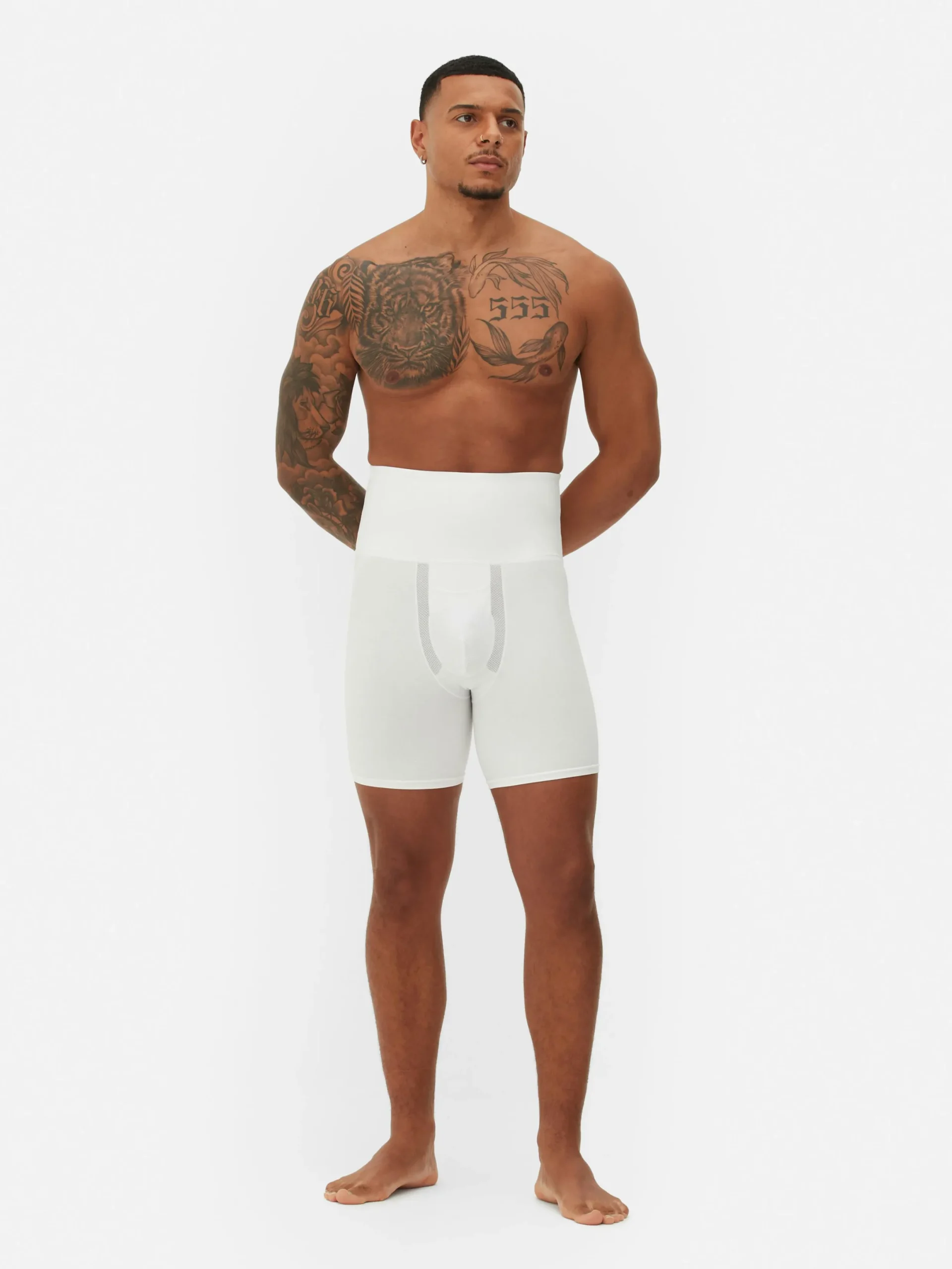 Sous-Vêtements|Primark Boxer Gainant Taille Haute Blanc