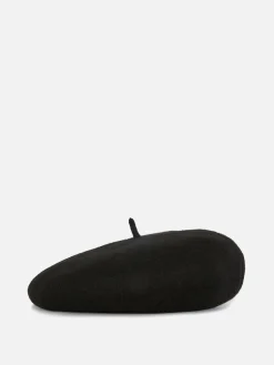 Chapeaux, Gants Et Écharpes|Primark Béret En Laine Noir