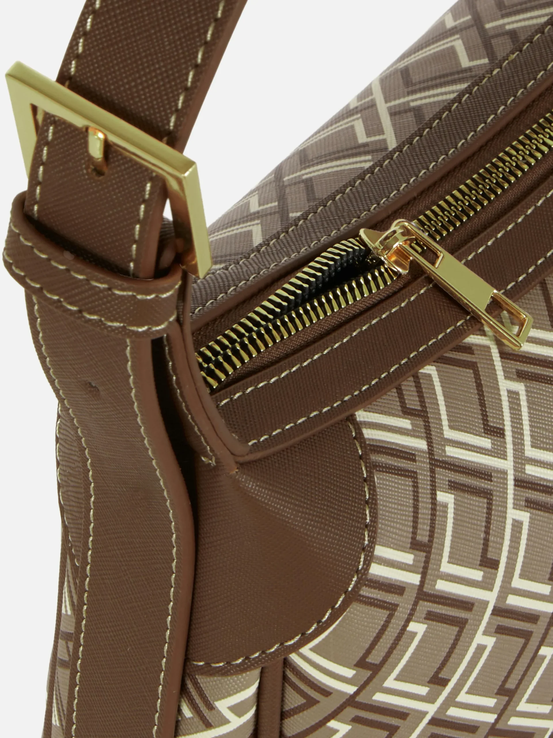 Sacs Et Porte-Monnaie|Primark Cabas Large à Monogramme Chocolat