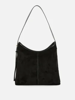 Sacs Et Porte-Monnaie|Primark Cabas Large En Suédine Noir