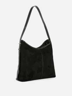 Sacs Et Porte-Monnaie|Primark Cabas Large En Suédine Noir