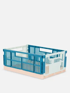 Boîtes Et Paniers|Primark Caisse De Rangement Pliable Bleu sarcelle