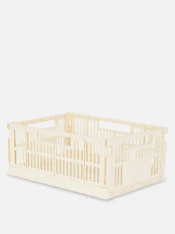 Boîtes Et Paniers|Primark Caisse De Rangement Pliable Grège