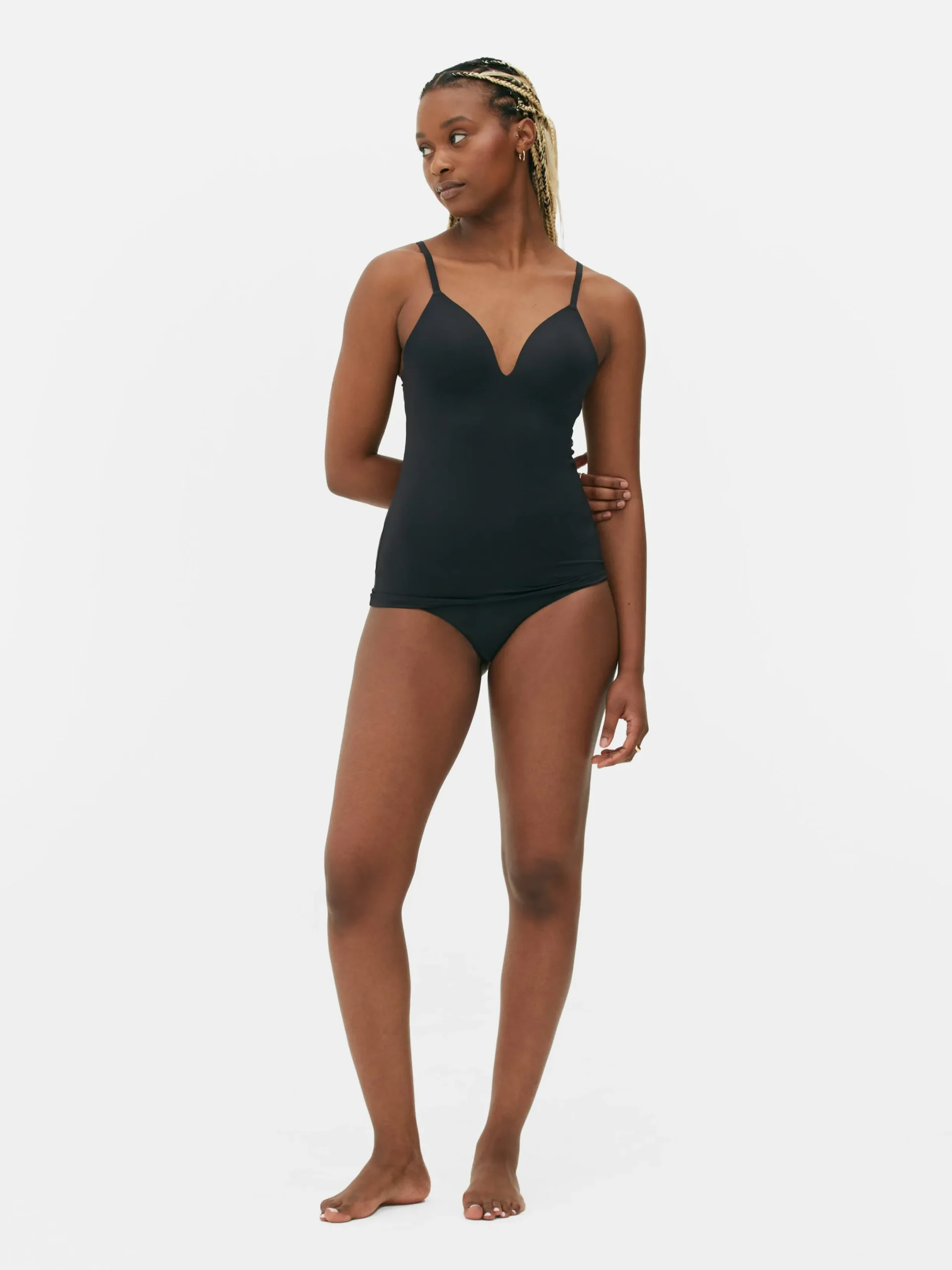 Sous-Vêtements Gainants|Primark Caraco Gainant à Bonnets Noir