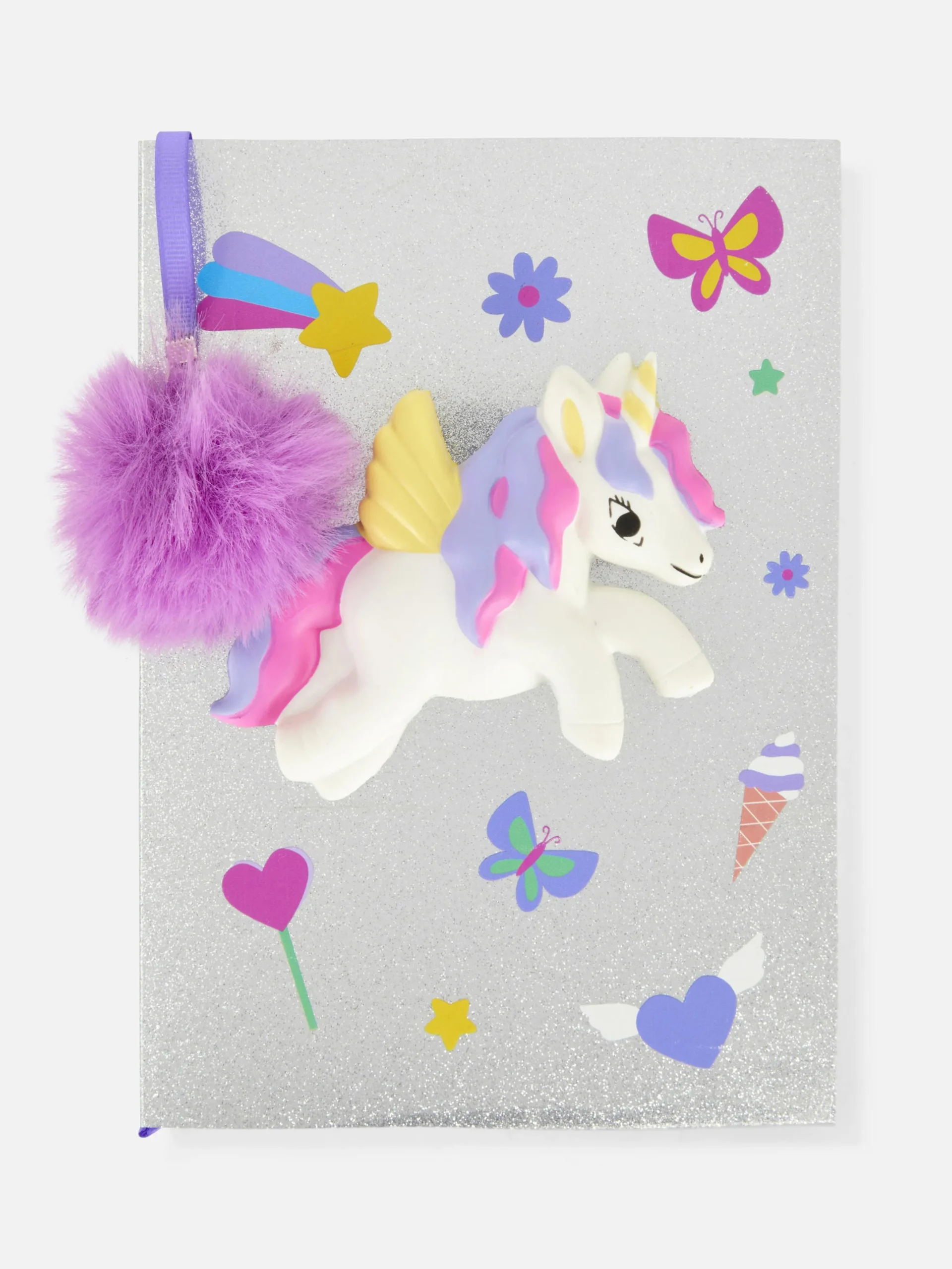 Carnets|Primark Carnet A5 à Paillettes Et Motif Licorne En Relief Multicolore
