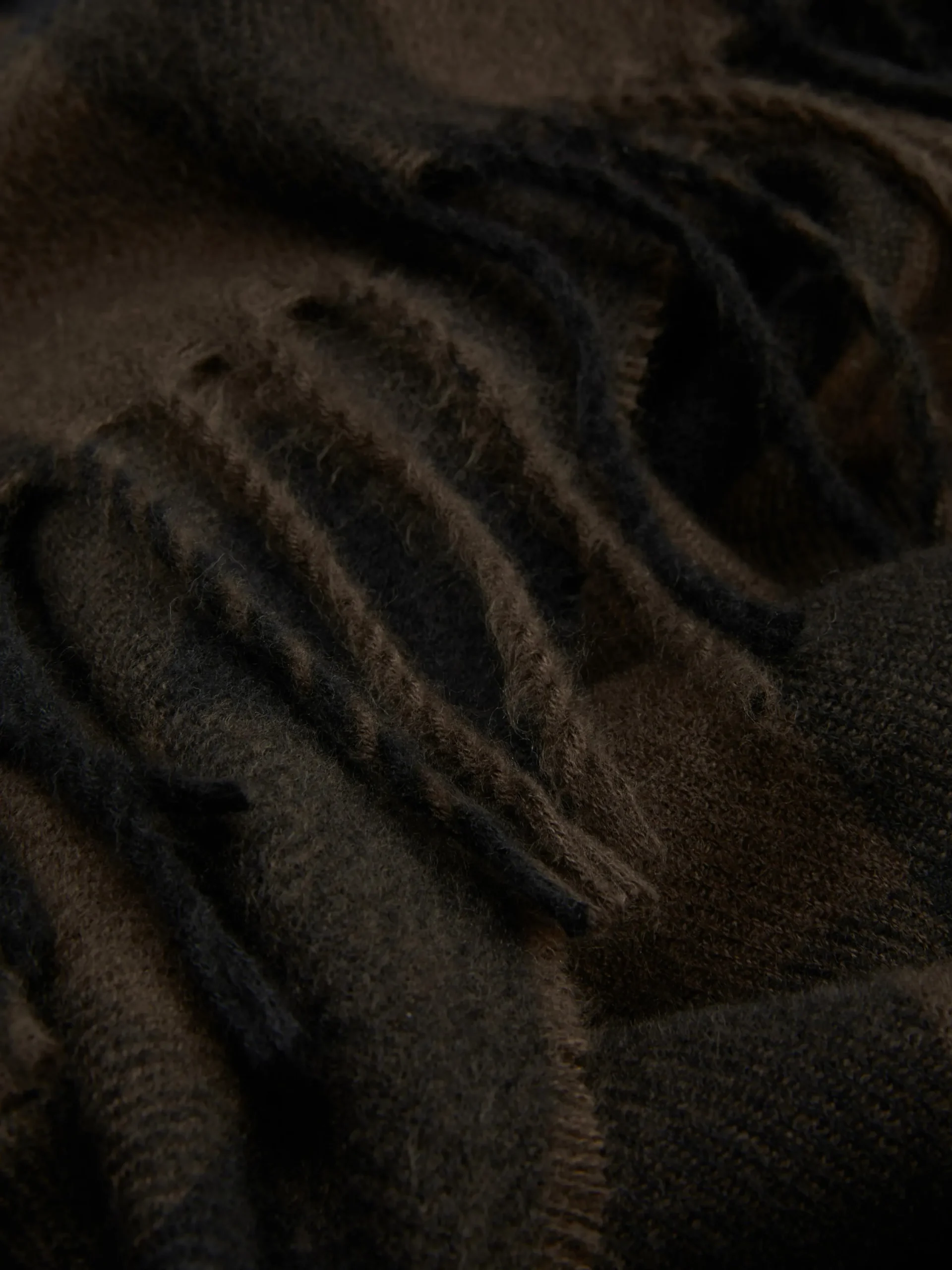Chapeaux, Gants Et Écharpes|Primark Écharpe à Carreaux Et à Franges Marron