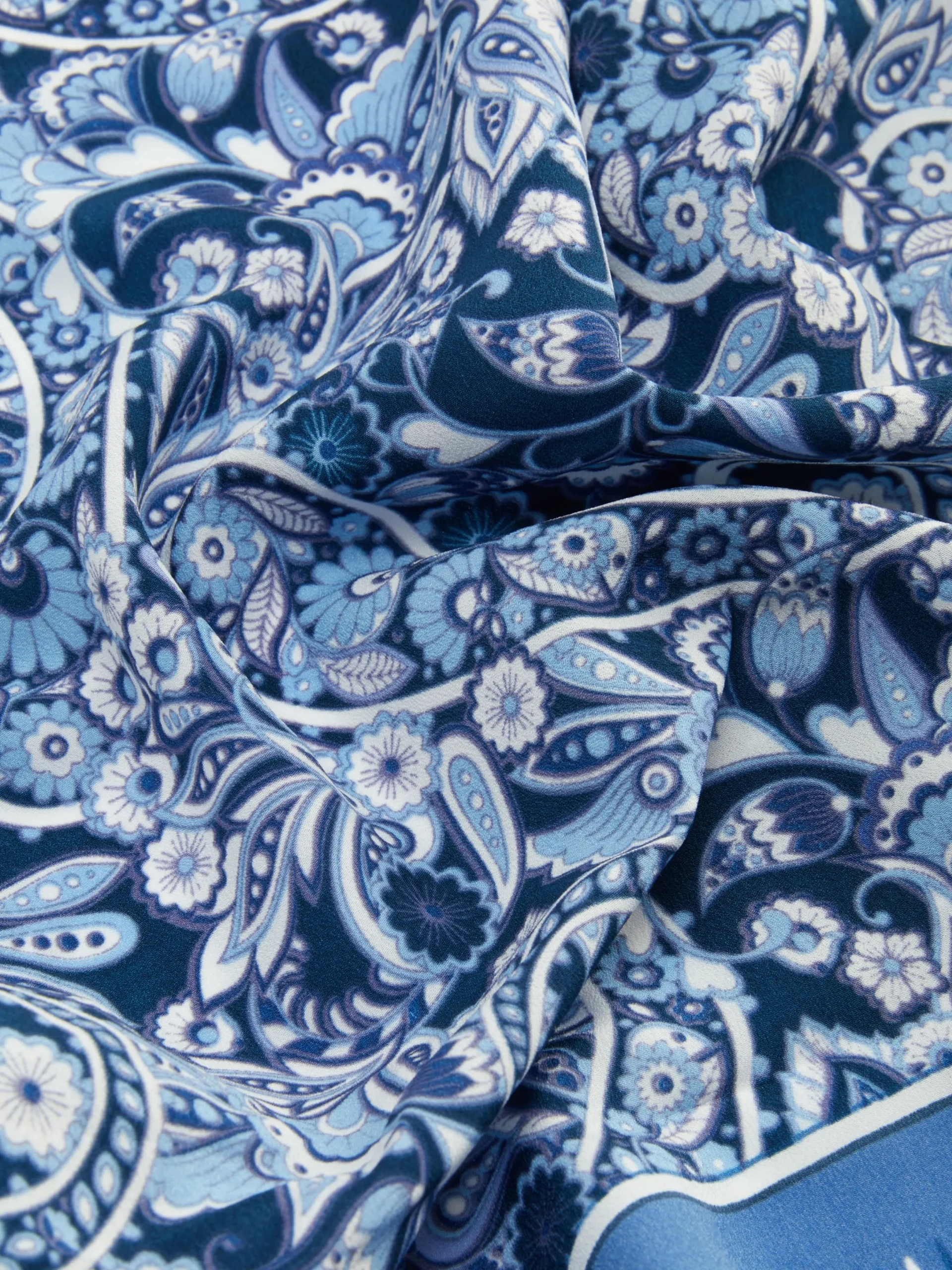 Chapeaux, Gants Et Écharpes|Primark Écharpe à Imprimé Cachemire Bleu