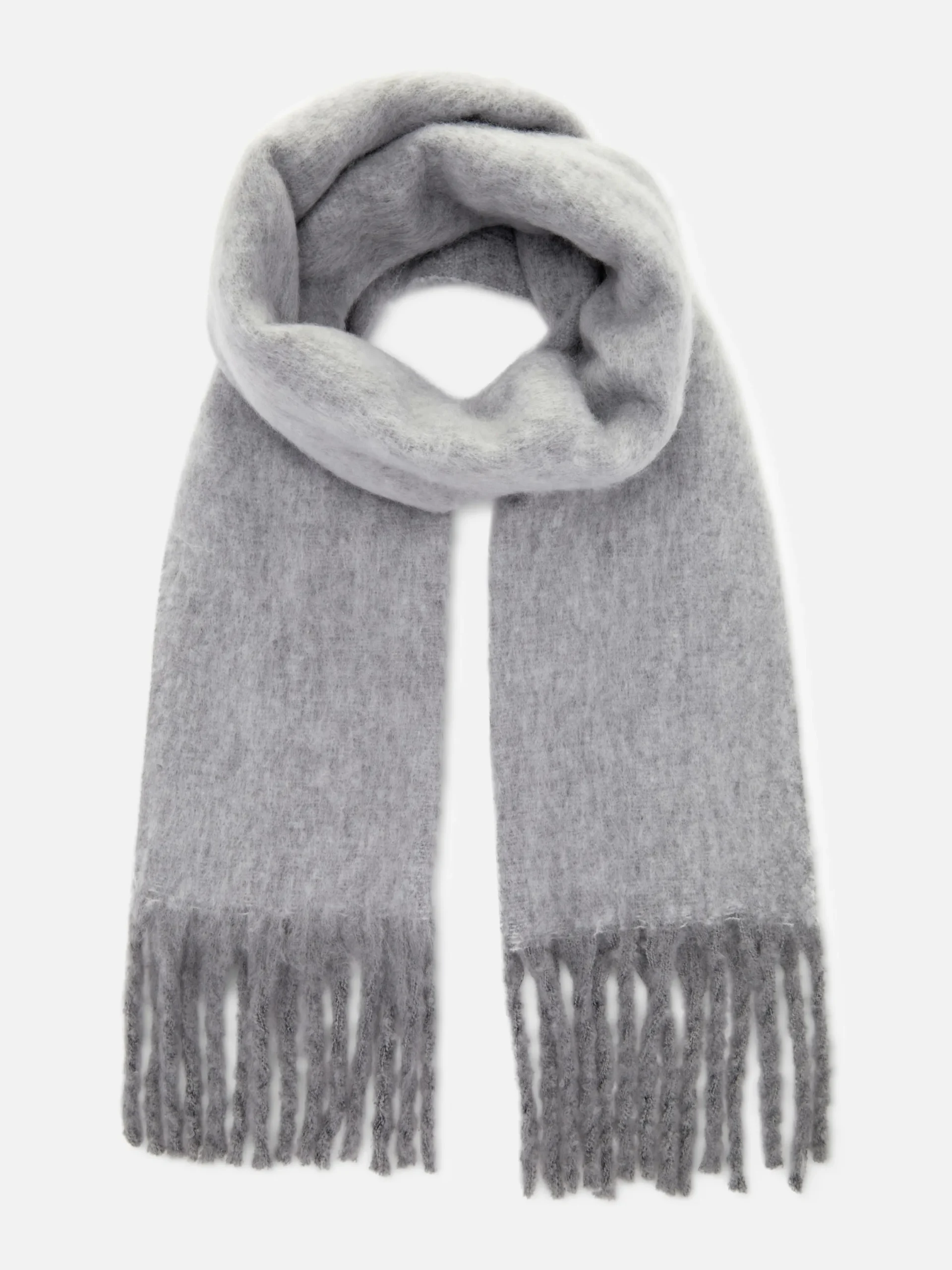 Chapeaux, Gants Et Écharpes|Primark Écharpe Brossée à Pampilles Gris