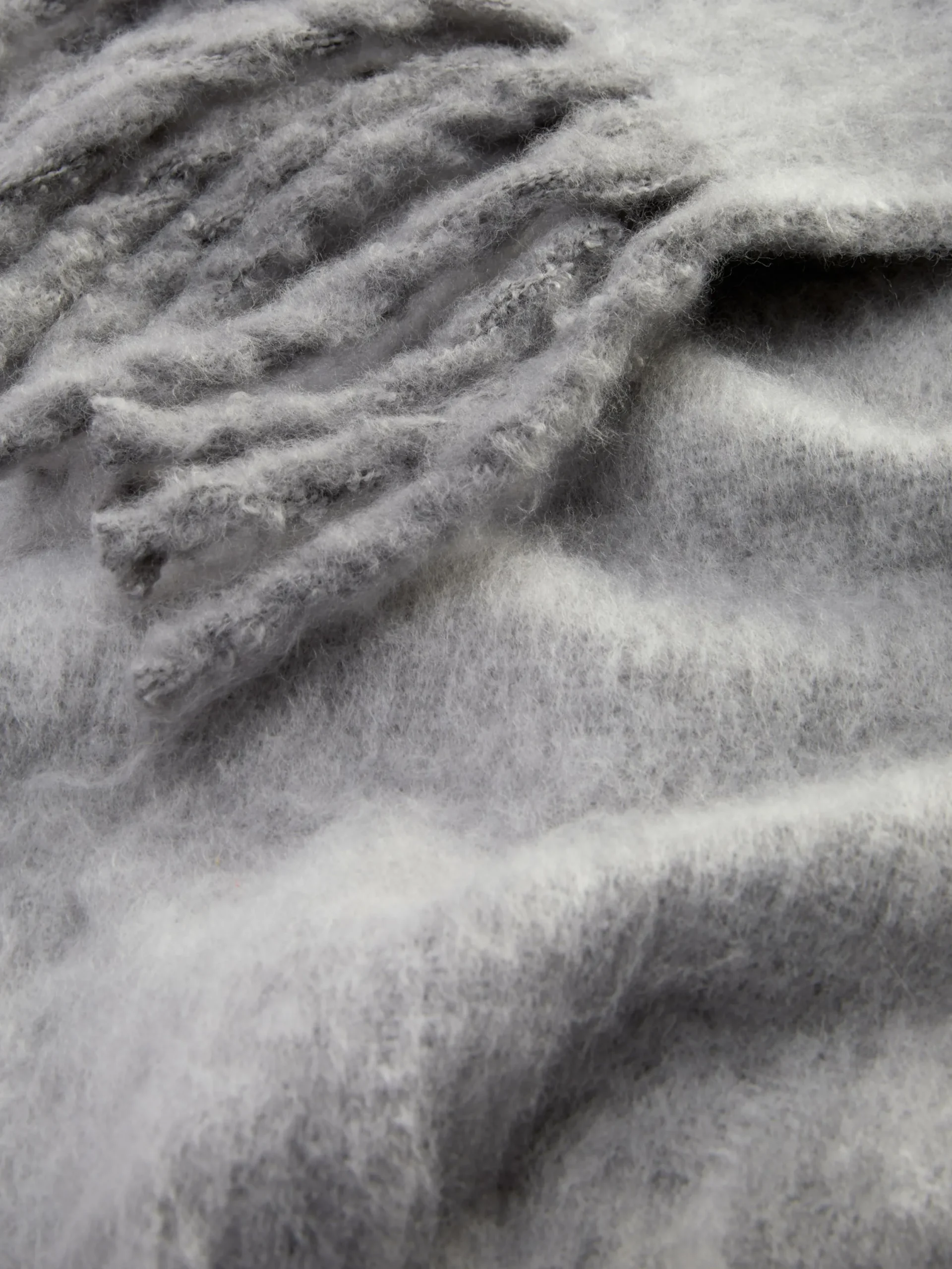 Chapeaux, Gants Et Écharpes|Primark Écharpe Brossée à Pampilles Gris