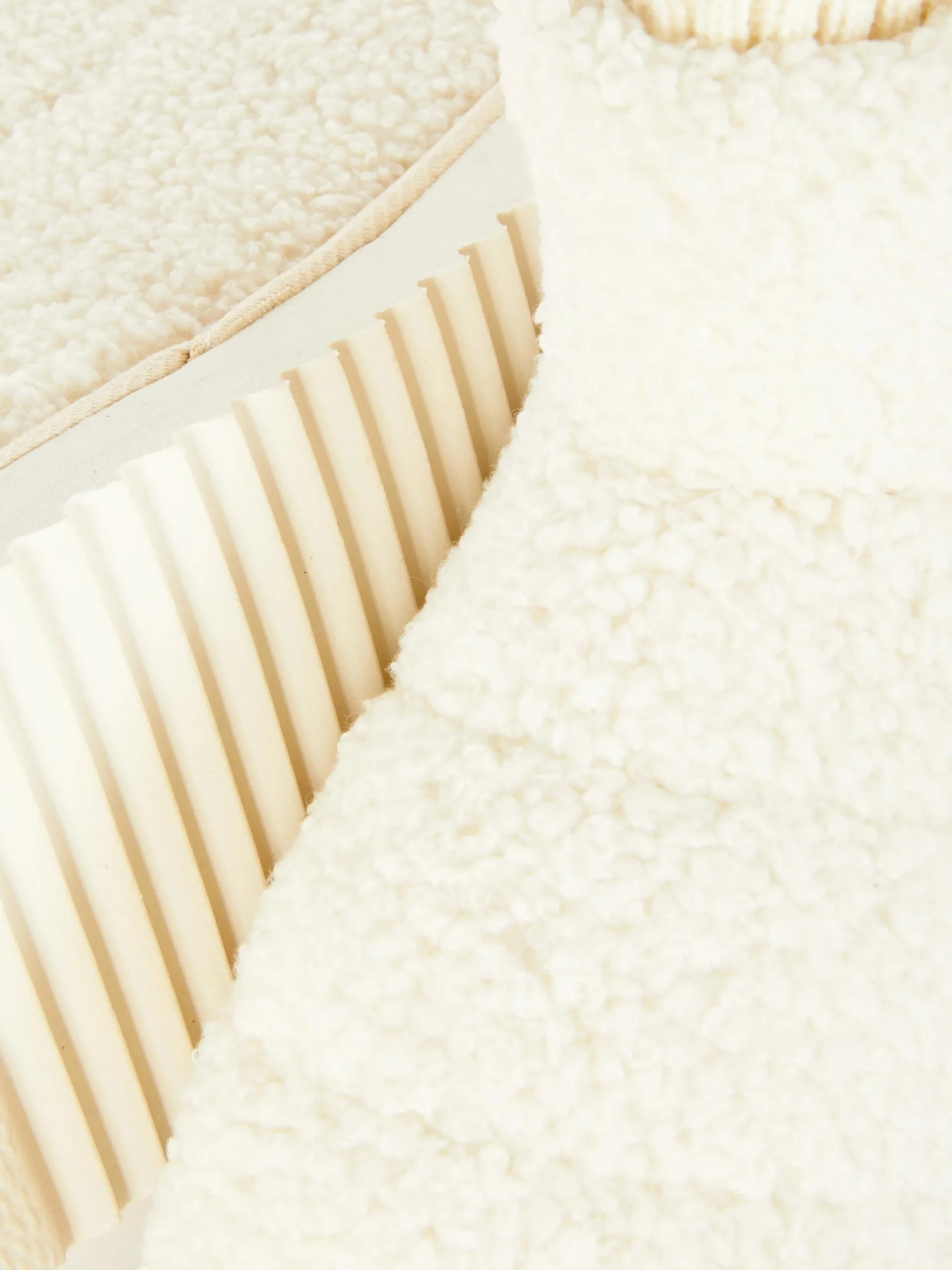 Chaussons|Primark Chaussons Bottines Effet Mouton Retourné Blanc