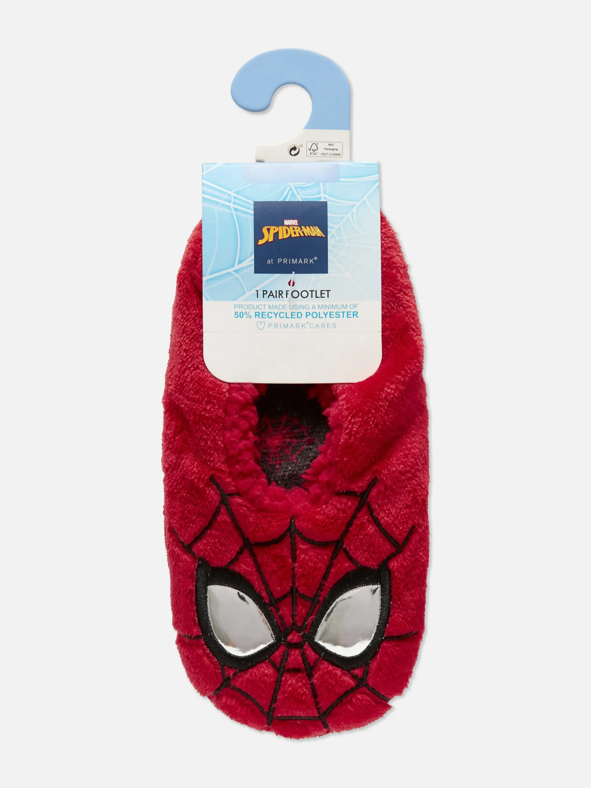 Chaussettes|Primark Chaussons Doux Marvel Spider-Man Rouge