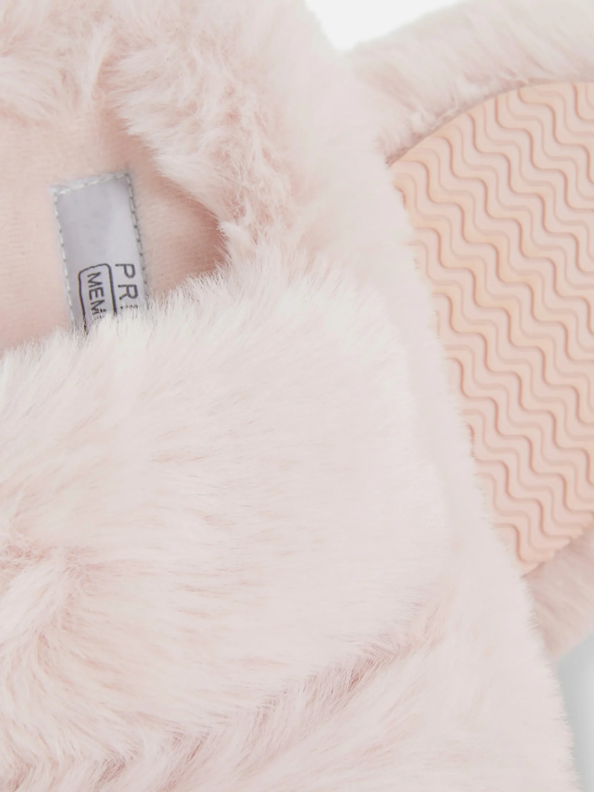 Chaussons|Primark Chaussons Duveteux à Double Bride Rose