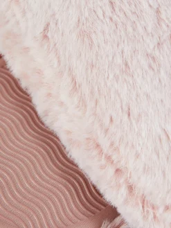 Chaussons|Primark Chaussons En Fausse Fourrure Rose
