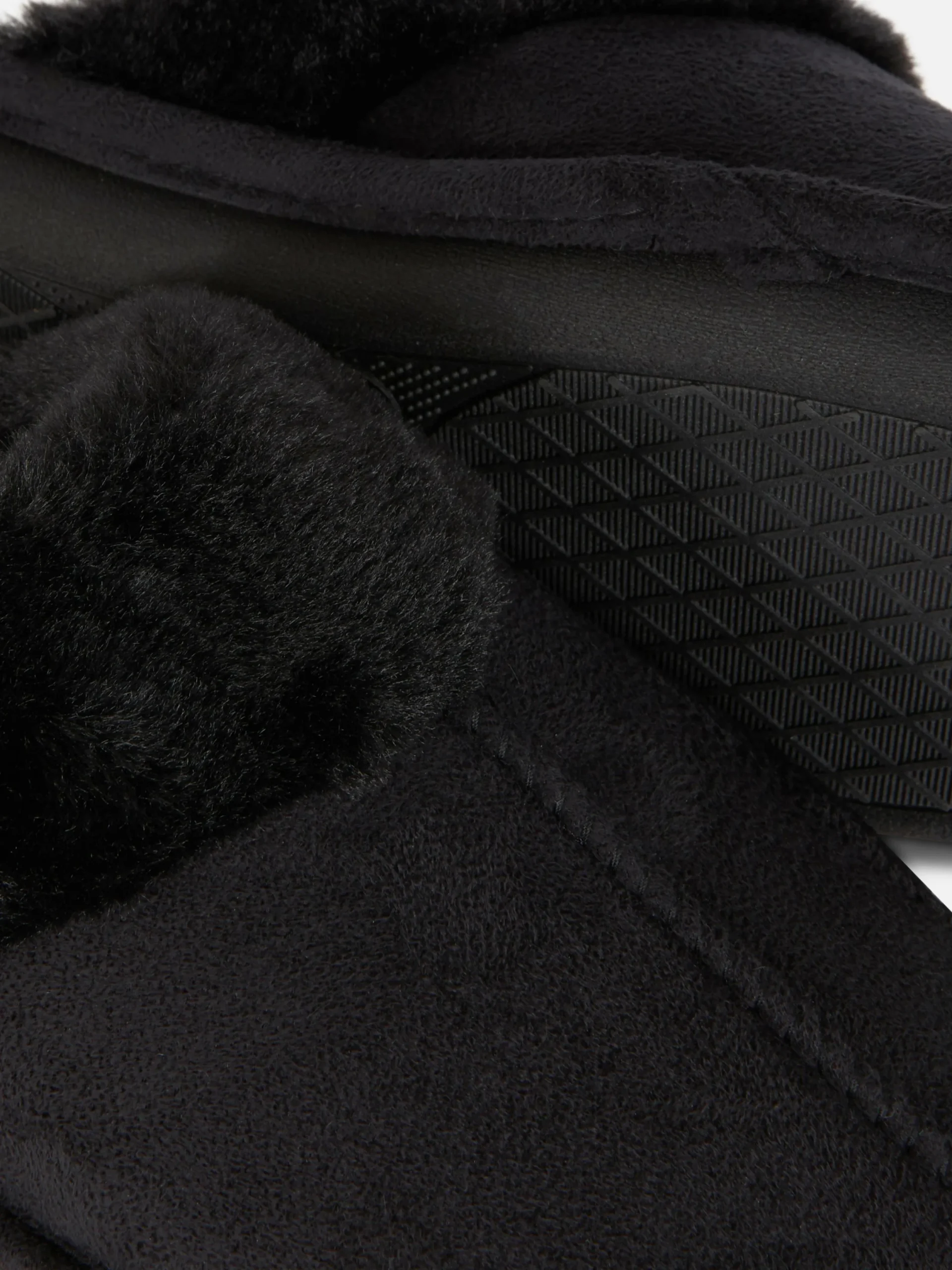 Chaussons|Primark Chaussons En Suédine Noir