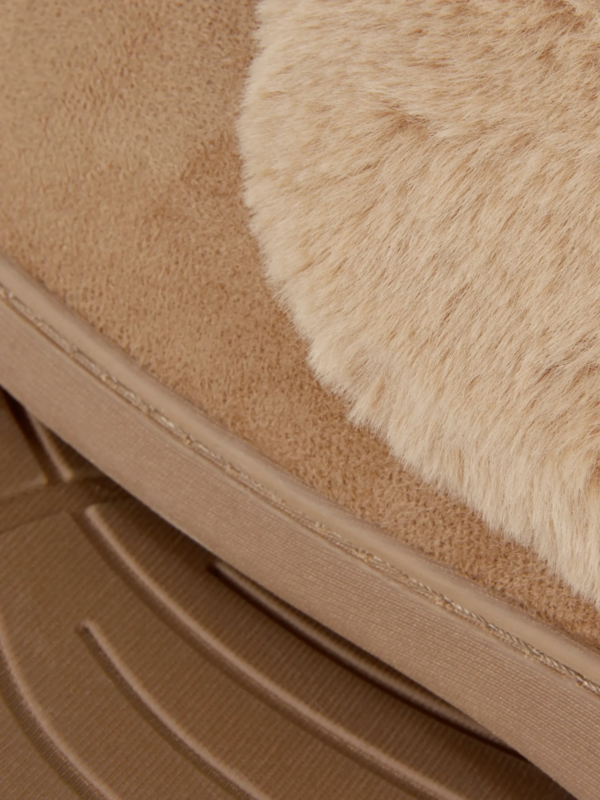 Chaussons|Primark Chaussons Mocassins Doublés En Fausse Fourrure Beige