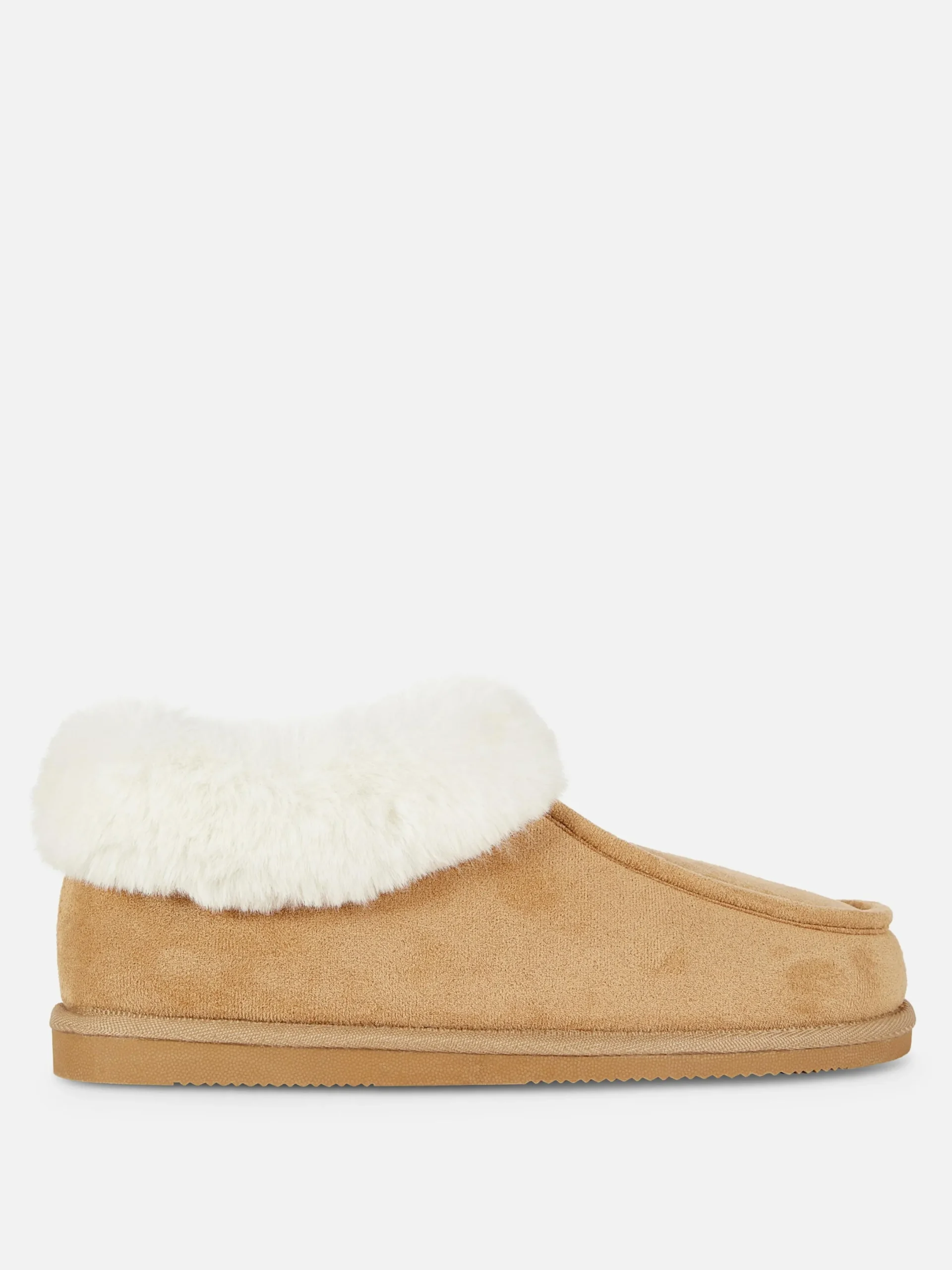 Chaussons|Primark Chaussons Mocassins Doublés En Fausse Fourrure Marron