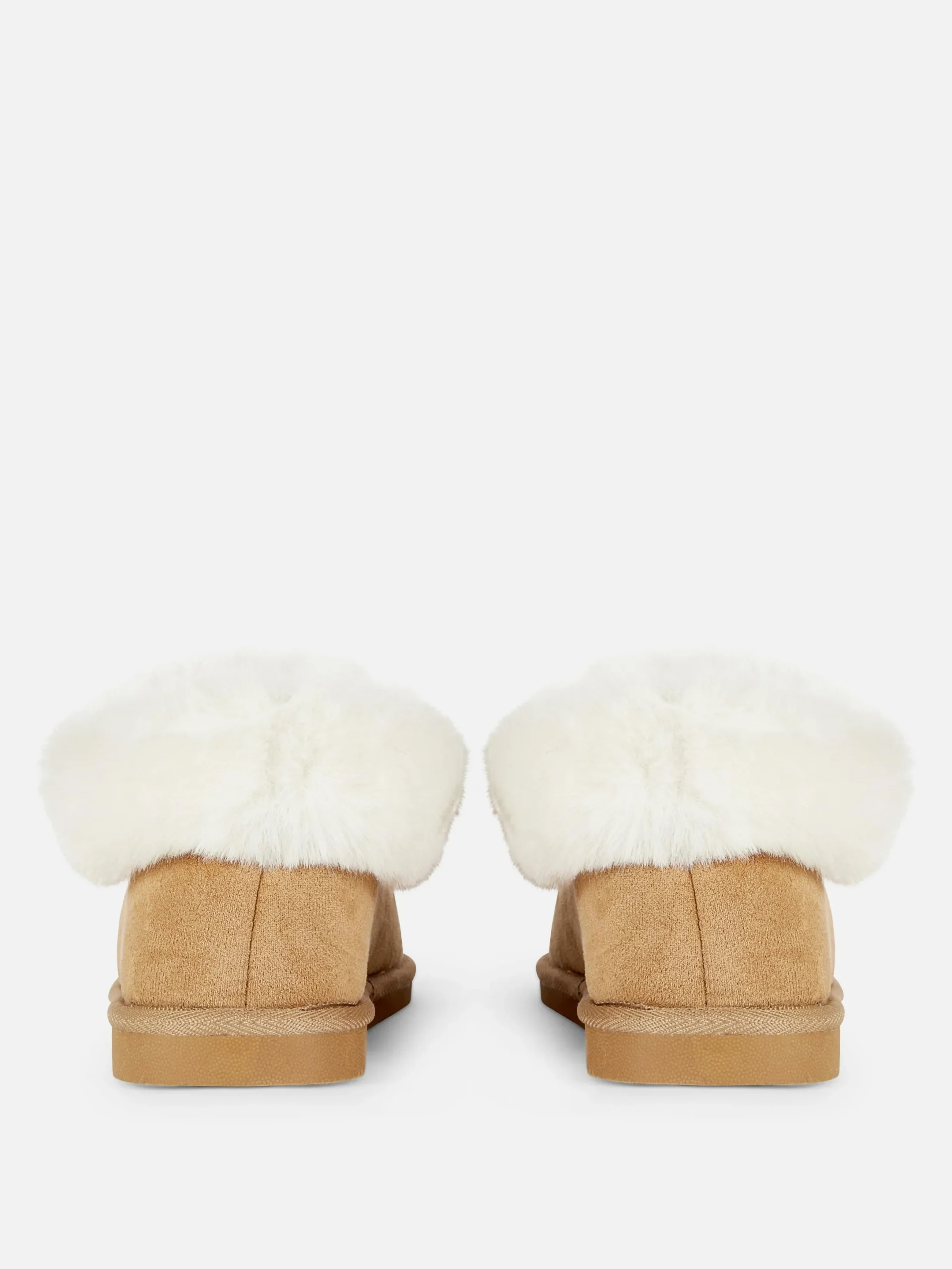 Chaussons|Primark Chaussons Mocassins Doublés En Fausse Fourrure Marron