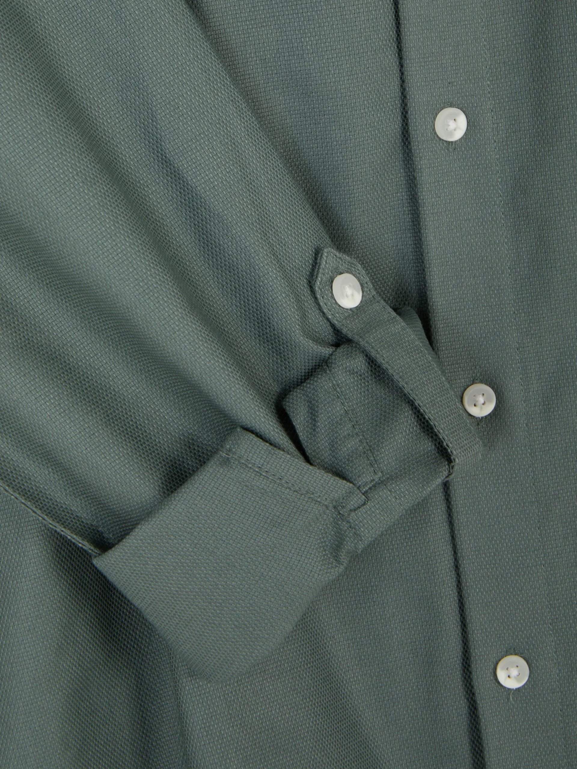 Chemises|Primark Chemise Boutonnée à Manches Retroussées Vert