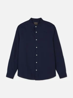 Chemises|Primark Chemise Boutonnée à Manches Retroussées Bleu marine