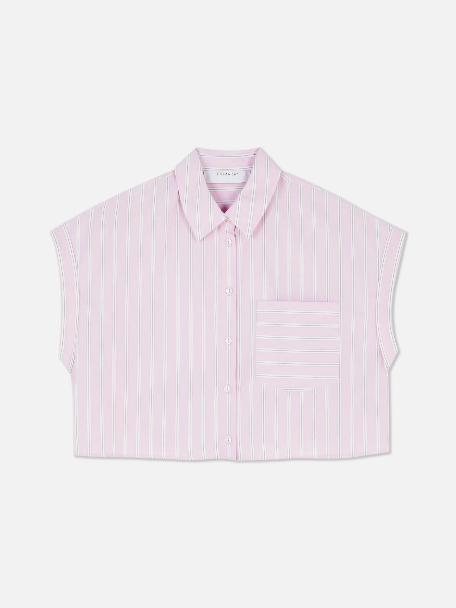 Chemises Et Blouses|Primark Chemise Courte à Manches Courtes Rose