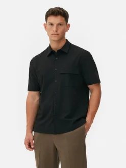 Chemises|Primark Chemise Droite à Manches Courtes Kem Noir