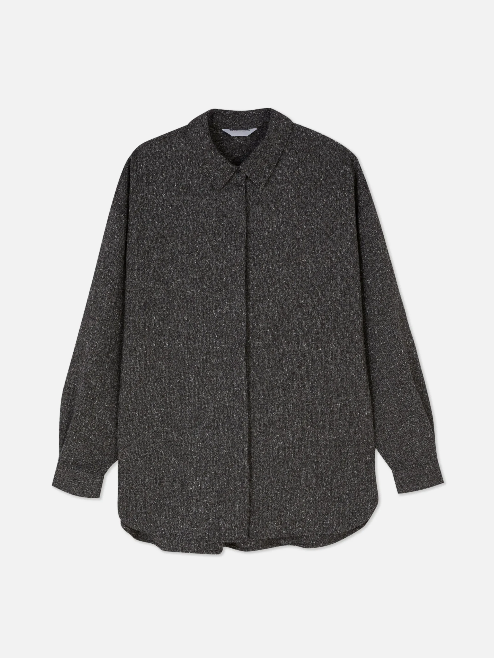 Chemises Et Blouses|Primark Chemise Mouchetée à Manches Longues à Coordonner The Edit Gris