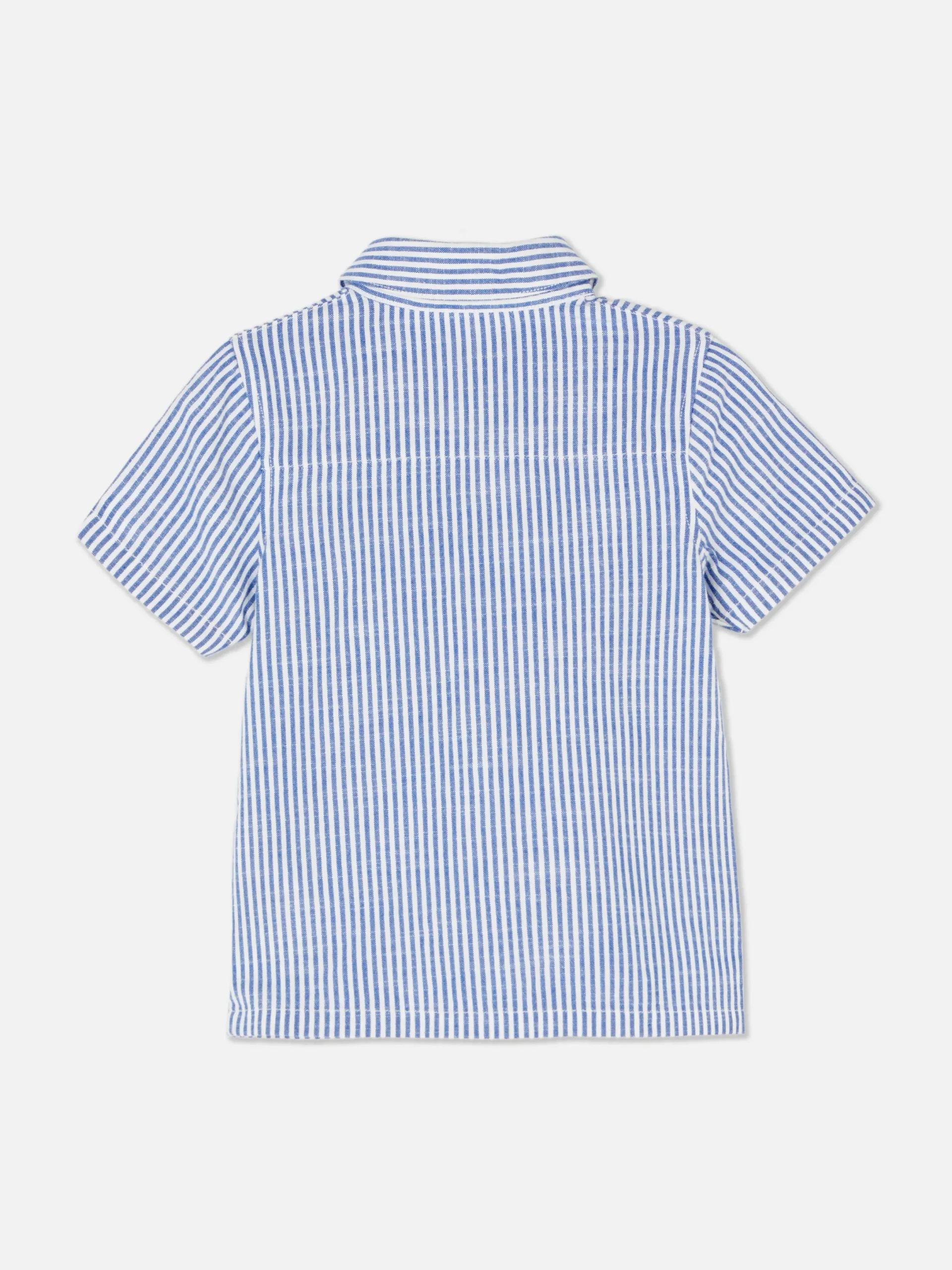 Hauts Et T-Shirts|Primark Chemise Rayée à Manches Courtes Bleu marine