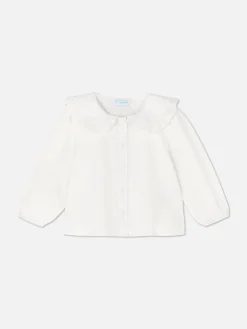 Chemises Et Blouses|Primark Chemisier à Pois Blanc