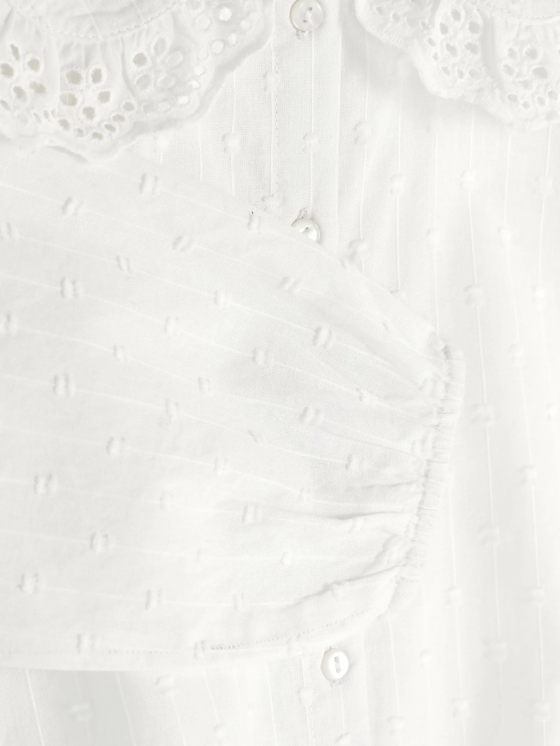 Chemises Et Blouses|Primark Chemisier à Pois Blanc