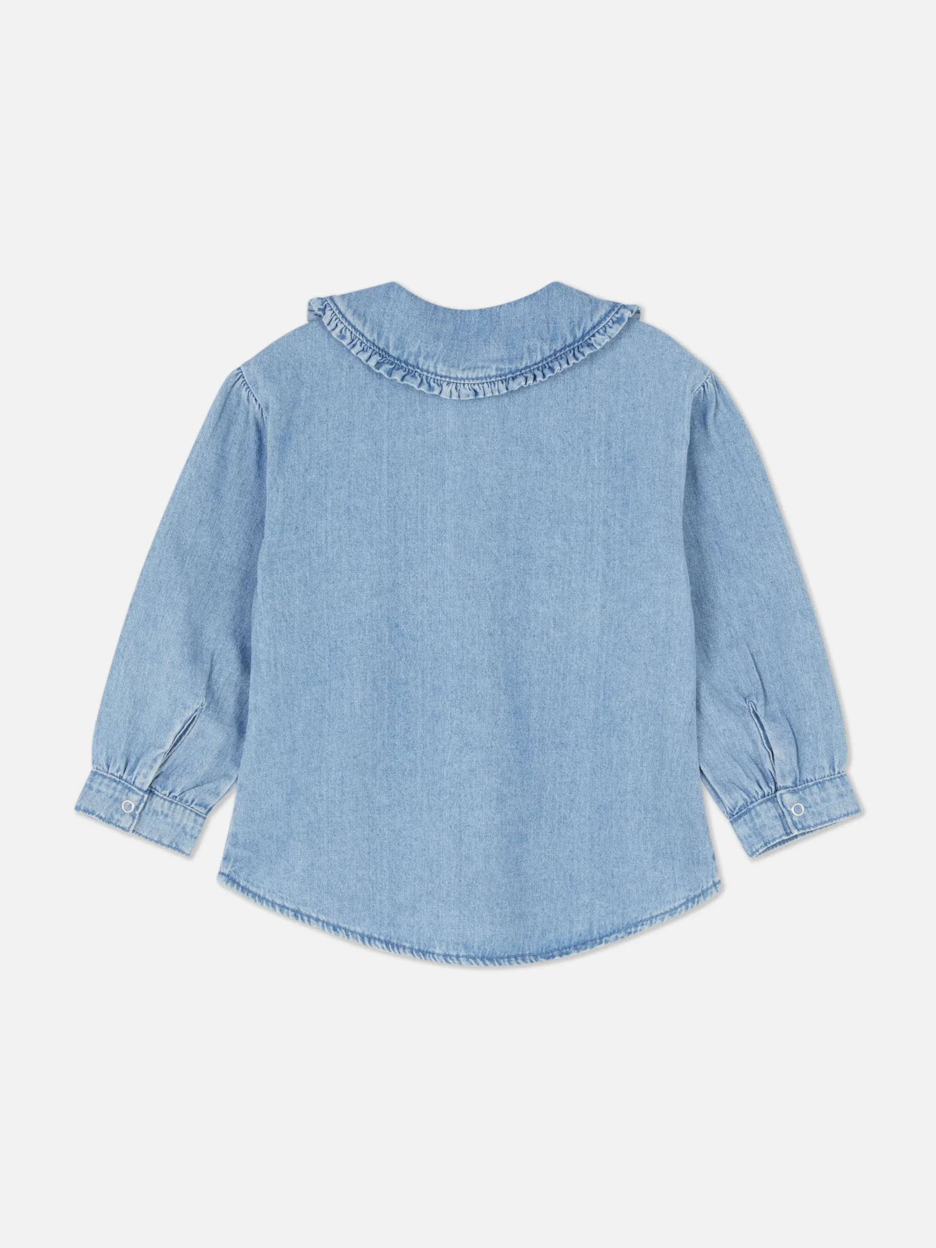 Hauts Et T-Shirts|Primark Chemisier En Denim à Col Bleu