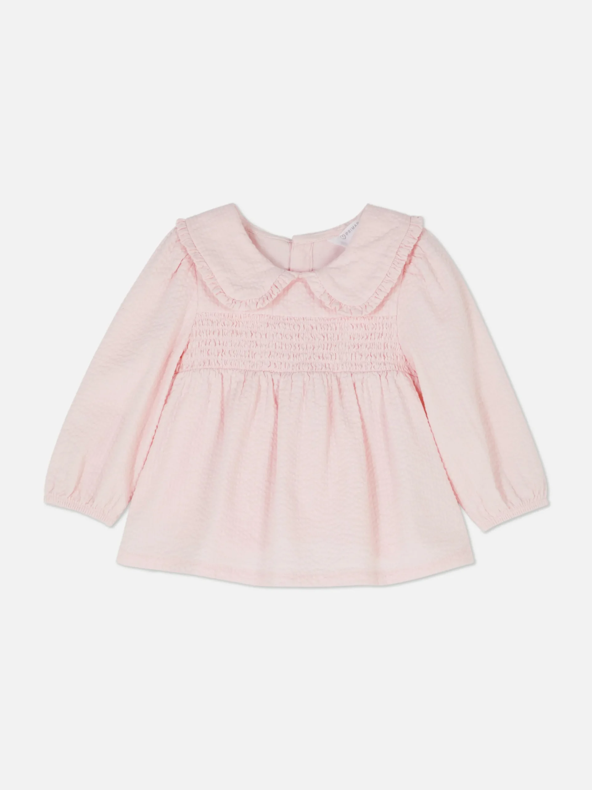 Hauts Et T-Shirts|Primark Chemisier Froncé à Col Rose clair
