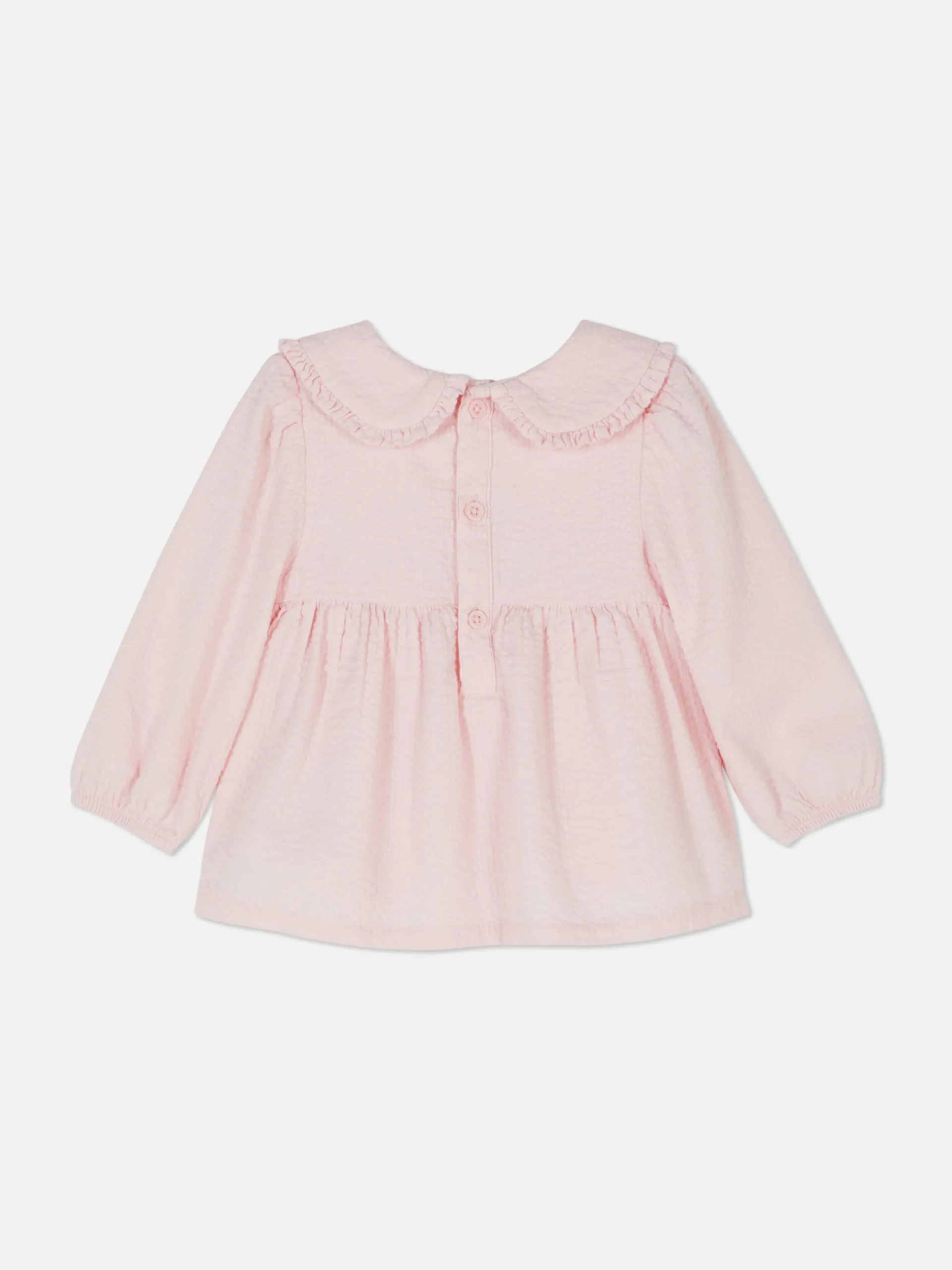 Hauts Et T-Shirts|Primark Chemisier Froncé à Col Rose clair