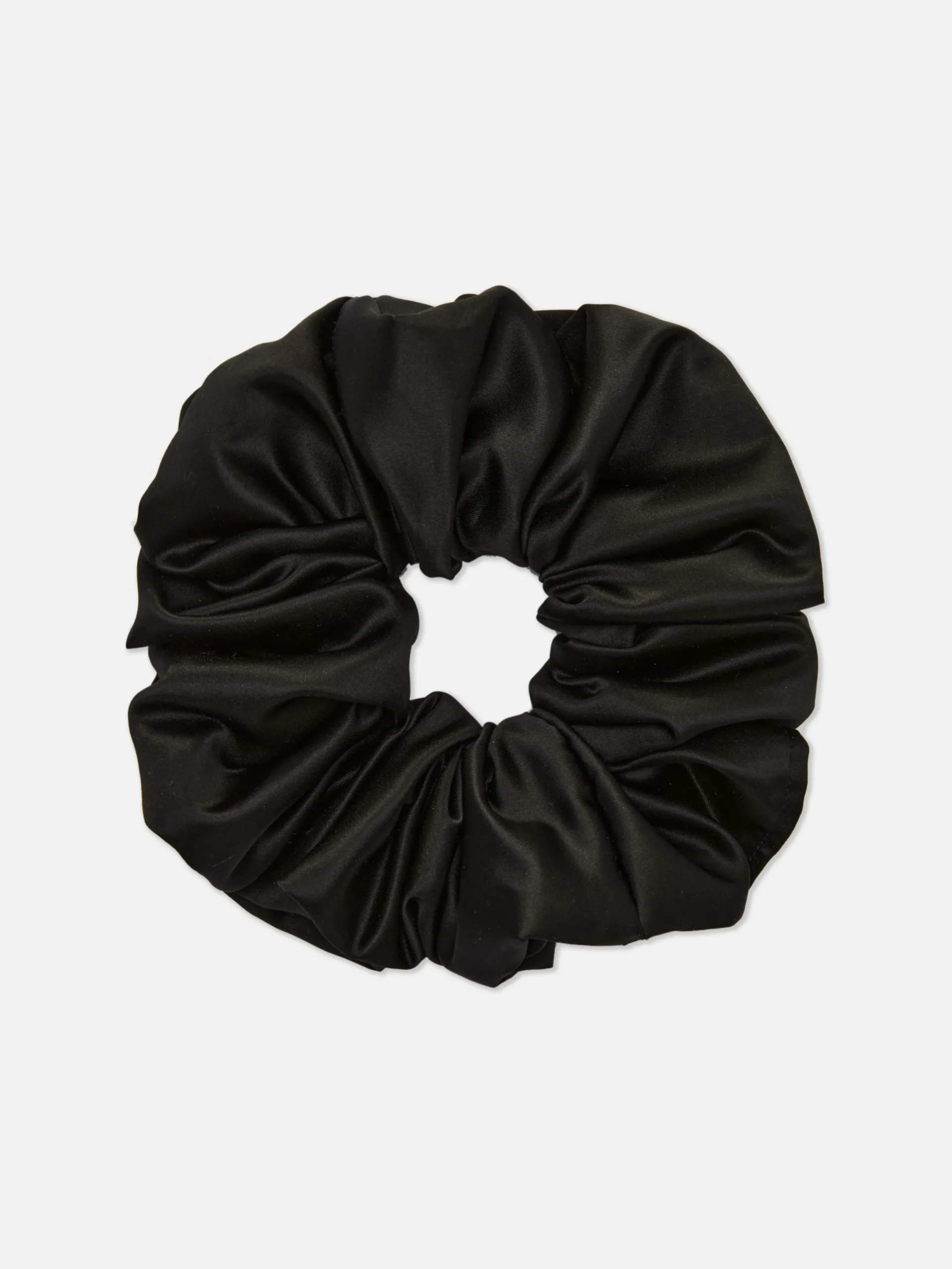 Accessoires Cheveux|Primark Chouchou Cheveux Large En Satin Noir