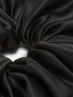 Accessoires Cheveux|Primark Chouchou Cheveux Large En Satin Noir