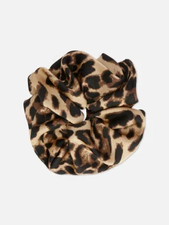 Accessoires Cheveux|Primark Chouchou Géant à Imprimé Léopard Marron