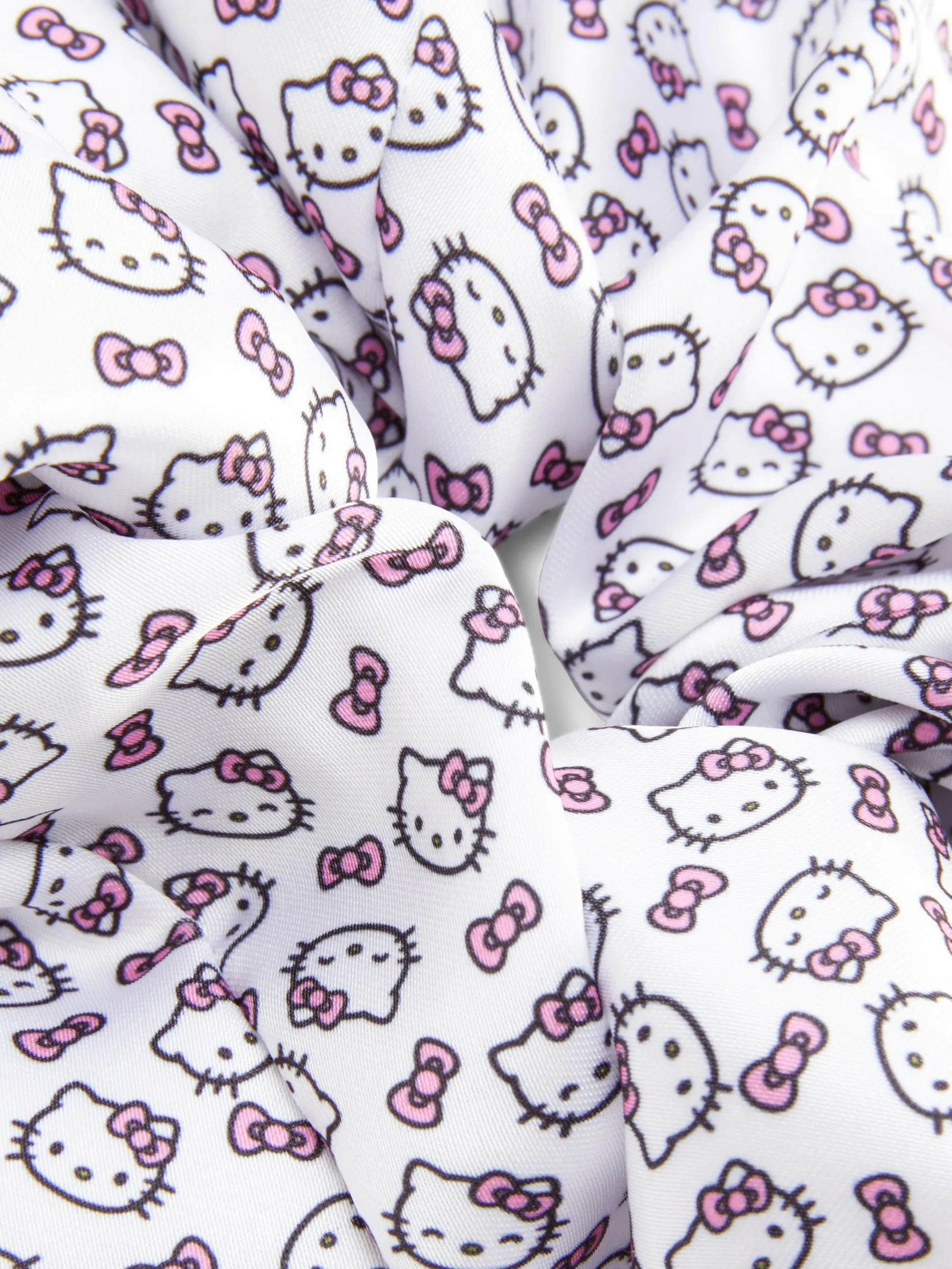 Accessoires Cheveux|Primark Chouchou Oversize Hello Kitty Blanc