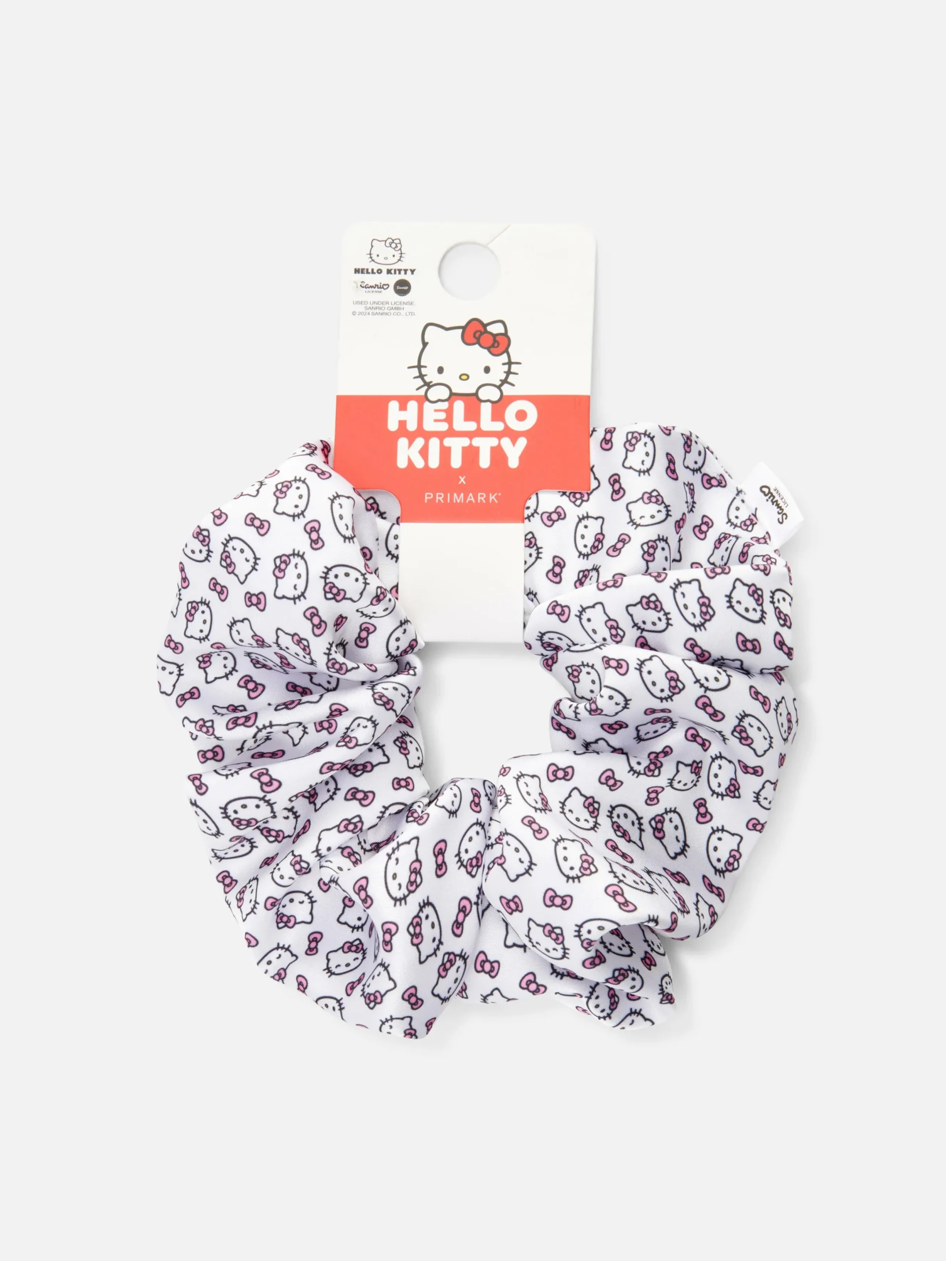 Accessoires Cheveux|Primark Chouchou Oversize Hello Kitty Blanc