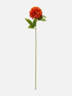 Plantes Et Fleurs Artificielles|Primark Chrysanthème Artificiel à Tige Unique Orange