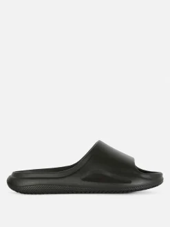 Sandales Et Claquettes|Primark Claquettes De Piscine à Plateforme Noir