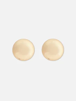 Bijoux|Primark Clous D'oreilles Bombés Jaune
